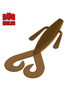 Fishing soft bait mold CustomCreature_8 4 inch model ID C151 from Bugmolds