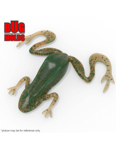 Fishing soft bait mold KickerFrog 3 inch model ID C319 from Bugmolds