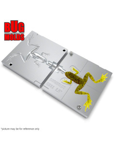 Fishing soft bait mold FrogFlippers 2,6 inch model ID C332 from Bugmolds 2