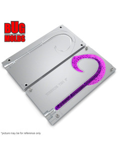 Fishing soft bait mold Anakonda 6 inch model ID T134 from Bugmolds 2