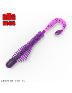 Fishing soft bait mold MoxiAutent 4 inch model ID T135 from Bugmolds