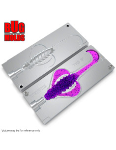 Fishing soft bait mold SmokingRooster 5 inch model ID T149 from Bugmolds 2