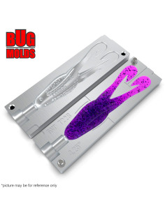Fishing soft bait mold HornyToadFrog 4,25 inch model ID T228 from Bugmolds 2