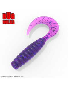 Fishing soft bait mold Twister 3 inch model ID T94 from Bugmolds