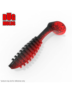 Fishing soft bait mold BubbringShad 1,8 inch model ID V11 from Bugmolds