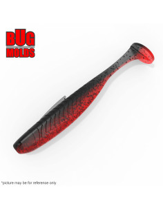 Fishing soft bait mold AngryShiner 2 inch model ID V189 from Bugmolds