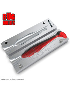 Fishing soft bait mold SwingImpactFat 3,8 inch model ID V25 from Bugmolds 2