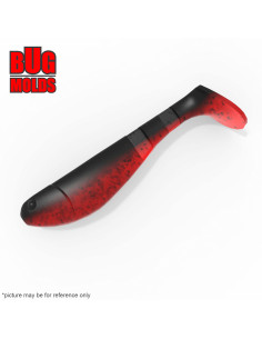 Fishing soft bait mold Kopyto 2,5 inch model ID V378 from Bugmolds