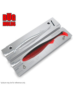Fishing soft bait mold SlickShad 4,4 inch model ID V935 from Bugmolds 2