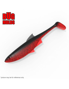 Fishing soft bait mold Bleak 4 inch model ID V989 from Bugmolds