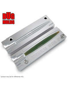 Fishing soft bait mold Senko 3 inch model ID W150 from Bugmolds 2