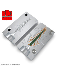 Fishing soft bait mold Hellgrammite 1,8 inch model ID W155 from Bugmolds 2