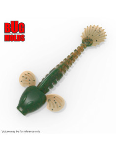 Fishing soft bait mold Goby 3 inch model ID W170 from Bugmolds