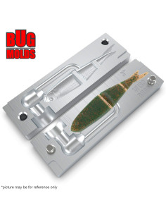 Fishing soft bait mold SwimNJerk 3 inch model ID W183 from Bugmolds 2