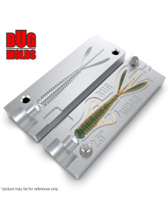 Fishing soft bait mold HogImpact 2,5 inch model ID W343 from Bugmolds 2