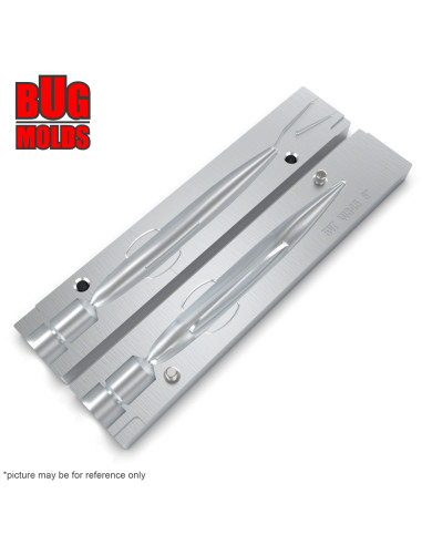 Fishing soft bait mold Sakamata(FinSFishTail) 6 inch model ID W345 from Bugmolds