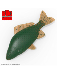 Fishing soft bait mold CrucianCarp 2,87 inch model ID W453 from Bugmolds