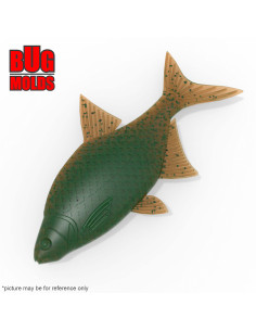 Fishing soft bait mold BreamFish 4 inch model ID W492 from Bugmolds