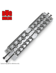 Aluminum CNC Mold Eccentric Joint Sinker Sport Ball 4-10g 21-cav: 4-4-4-4-4-4-6-6-6-6-6-8-8-8-8-8-10-10-10-10-10g ID L105