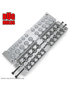 Aluminum CNC Mold Eccentric Joint Sinker Sport Ball 4-10g 21-cav: 4-4-4-4-4-4-6-6-6-6-6-8-8-8-8-8-10-10-10-10-10g ID L105 2