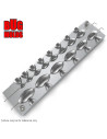 Aluminum CNC Mold InLine Sinker Olive Lead 1-20g 13-cav: 1-2-3-4-5-6-8-10-12-14-16-18-20g ID L139