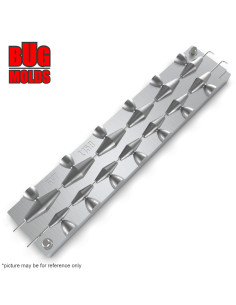 Aluminum CNC Mold InLine Sinker Olive Lead 3-15g 13-cav: 3-4-5-6-7-8-9-10-11-12-13-14-15g ID L158