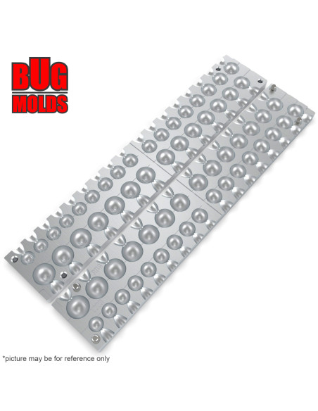 Aluminum CNC Mold Eccentric Joint Sinker Sport Ball 10-40g 31-cav: 10-11-12-13-14-15-16-17-18-19-20-21-22-23-24-25-26-27-28-29-3