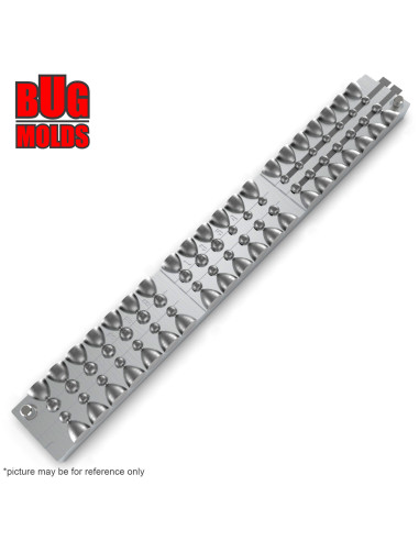 Aluminum CNC Mold Eccentric Joint Sinker Sport Ball 0,5-1,5g 40-cav: 0,5-0,5-0,5-0,5-0,5-0,5-0,5-0,5-0,5-0,5-0,7-0,7-0,7-0,7-0,7