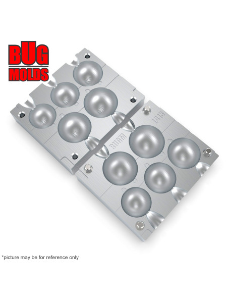 Aluminum CNC Mold Eccentric Joint Sinker Big Sport Ball Ring 80-160g 5-cav: 80-100-120-140-160g ID L413