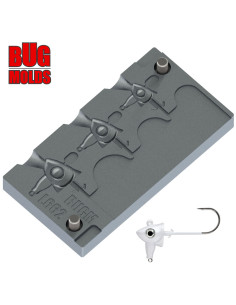 Aluminum CNC Mold Jig Head Spin Jig Underspin 3,5-10,6g 3-cav: 3,5-7,1-10,6g ID L662