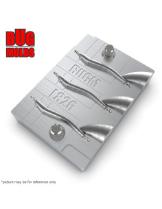 Aluminum CNC Mold Pilker Micro Adict 3g 3-cav: 3-3-3g ID L826