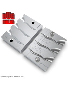 Aluminum CNC Mold Pilker Micro Adict 3g 3-cav: 3-3-3g ID L826 2