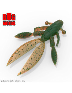 Fishing soft bait mold FlappinHog 3,8 inch model ID C42 from Bugmolds