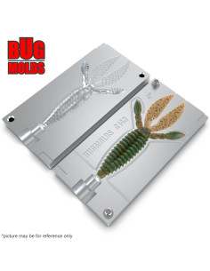 Fishing soft bait mold Rodent 3 inch model ID C142 from Bugmolds 2