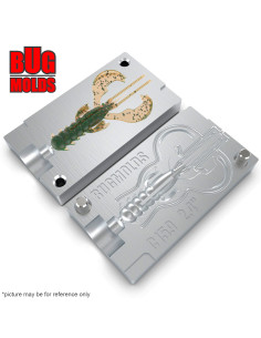 Fishing soft bait mold Nimble 4 inch model ID C162 from Bugmolds 2