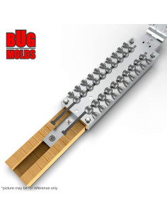 Aluminum CNC Mold Eccentric Joint Sinker Sport Ball 5-8g 20-cav: 5-5-5-5-5-6-6-6-6-6-7-7-7-7-7-8-8-8-8-8g ID HL695 2