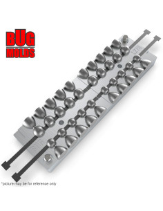 Aluminum CNC Mold Eccentric Joint Sinker Sport Ball 2-4g 20-cav: 2-2-2-2-2-2-2-2-2-2-4-4-4-4-4-4-4-4-4-4g ID L276