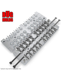 Aluminum CNC Mold Eccentric Joint Sinker Sport Ball 2-4g 20-cav: 2-2-2-2-2-2-2-2-2-2-4-4-4-4-4-4-4-4-4-4g ID L276 2