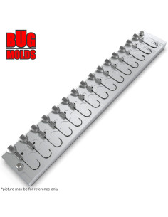 Aluminum CNC Mold Jig Head Heel Shape 0,7-2,7g 15-cav: 0,7-0,7-0,7-1,2-1,2-1,2-1,7-1,7-1,7-2,2-2,2-2,2-2,7-2,7-2,7g ID L702