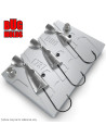 Aluminum CNC Mold Jig Head CrazySandEelShore&Offshore 5-15g 3-cav: 5-10-15g ID L737