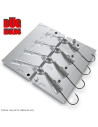 Aluminum CNC Mold Jig Head Sandeel 14-28g 4-cav: 14-18-21-28g ID L775