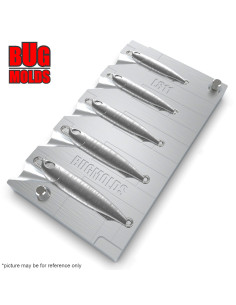 Aluminum CNC Mold Pilker Slim Likeness 7-20g 5-cav: 7-10-12-15-20g ID L811