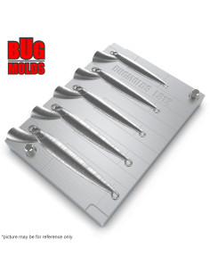 Aluminum CNC Mold Pilker Bleak Pilker 7-20g 5-cav: 7-10-12-15-20g ID L812