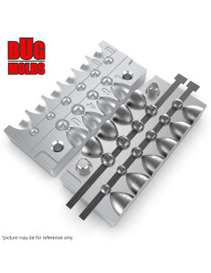 Aluminum CNC Mold Eccentric Joint Sinker Sport Ball 0,5-1,5g 10-cav: 0,5-0,5-0,8-0,8-1-1-1,2-1,2-1,5-1,5g ID L840 2