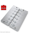 Aluminum CNC Mold Jig Head Finesse 2,5-10g 6-cav: 2,5-3-3,5-4,5-5,5-10g ID L858