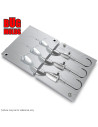 Aluminum CNC Mold Jig Head Jig Head 20-40g 3-cav: 20-30-40g ID L860