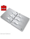 Aluminum CNC Mold Jig Head Jig Head 20-40g 3-cav: 20-30-40g ID L860