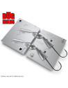 Aluminum CNC Mold Jig Head CrazySandEelOffShore 20g 2-cav: 20-20g ID L870