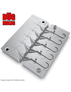 Aluminum CNC Mold Jig Head Jig Head Lushazer 0,6-1,5g 5-cav: 0,6-0,8-1-1,2-1,5g ID L877 2