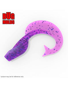 Fishing soft bait mold Mermaid 2 inch model ID T121 from Bugmolds